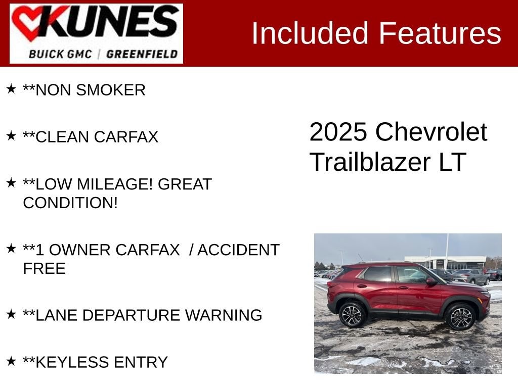 Used 2025 Chevrolet Trailblazer LT SUV