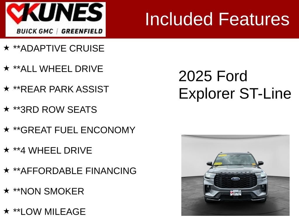 Used 2025 Ford Explorer ST-Line