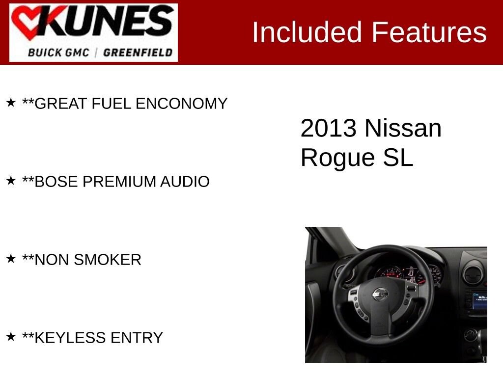 Used 2013 Nissan Rogue SL