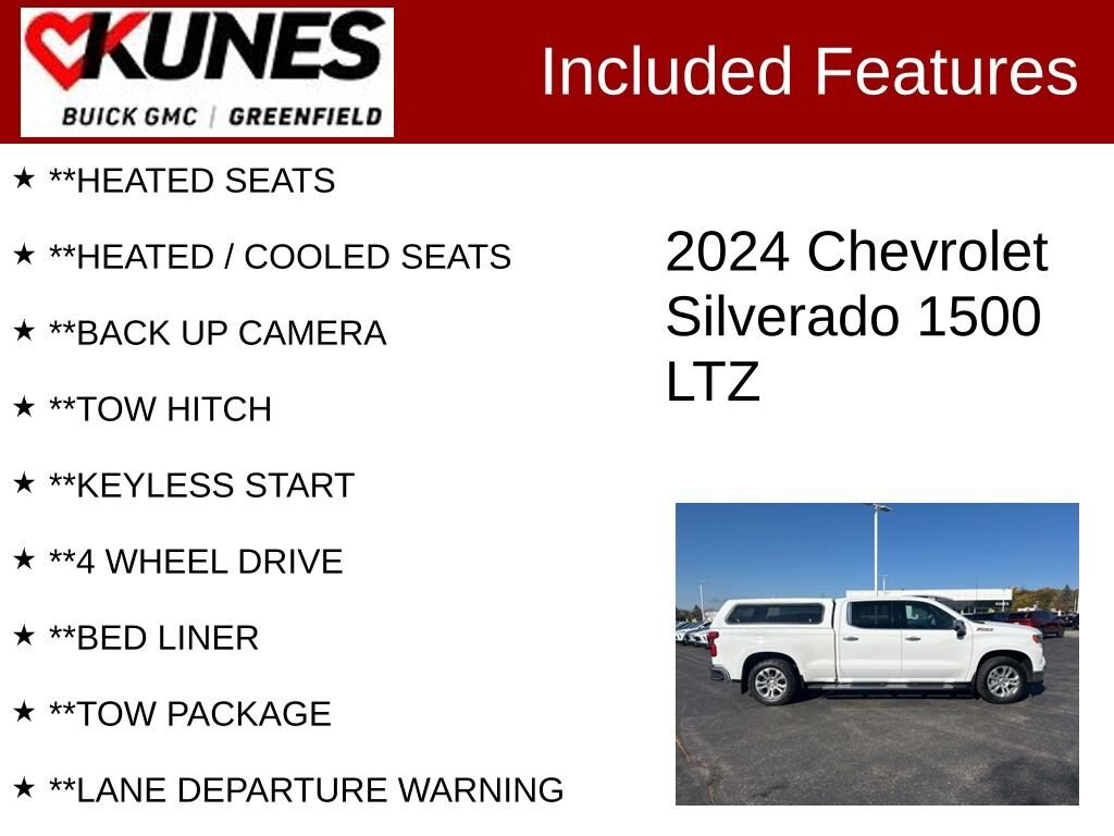 Used 2024 Chevrolet Silverado 1500 LTZ Truck