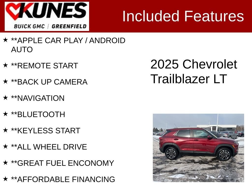 Used 2025 Chevrolet Trailblazer LT SUV