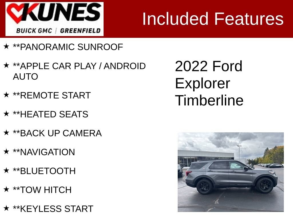 Used 2022 Ford Explorer Timberline