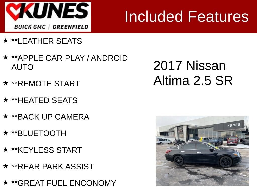 Used 2017 Nissan Altima 2.5 SR