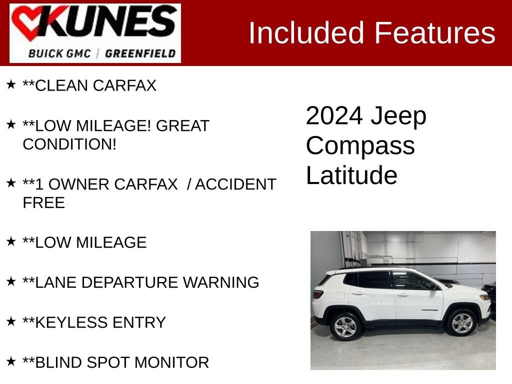 Used 2024 Jeep Compass Latitude