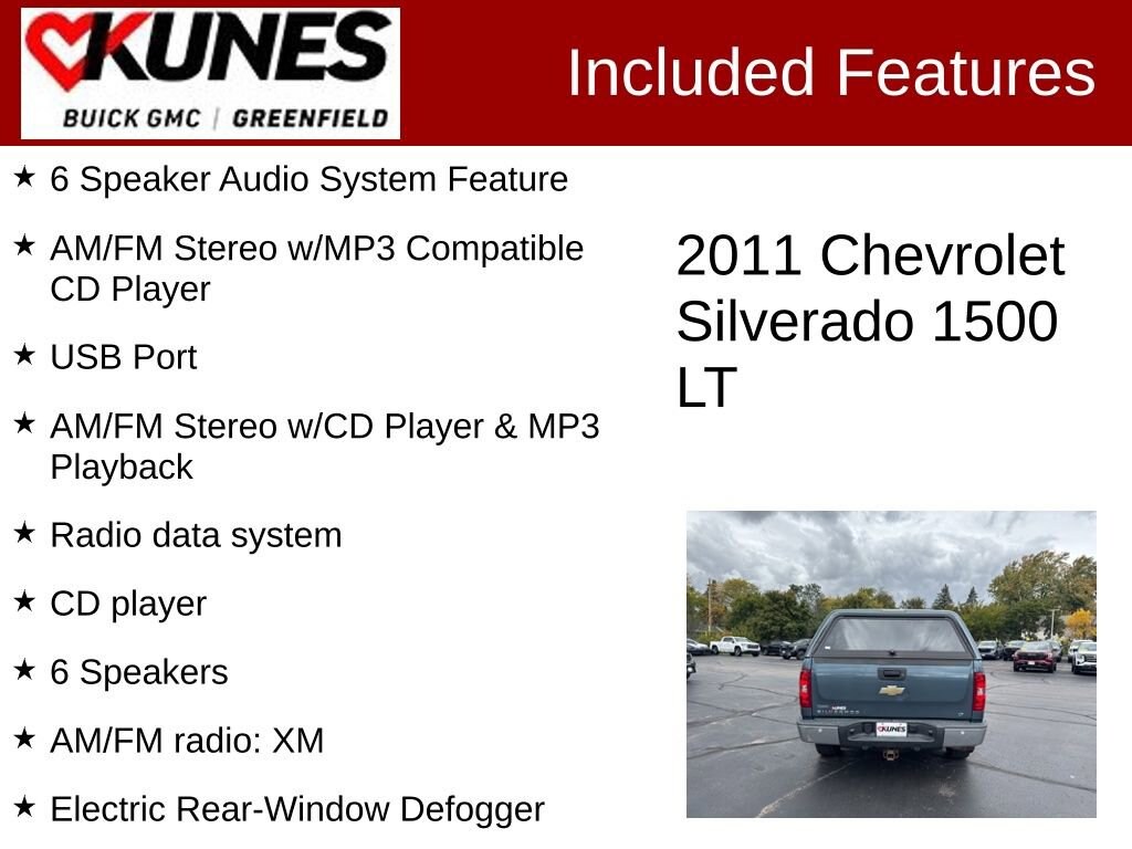 Used 2011 Chevrolet Silverado 1500 LT Truck