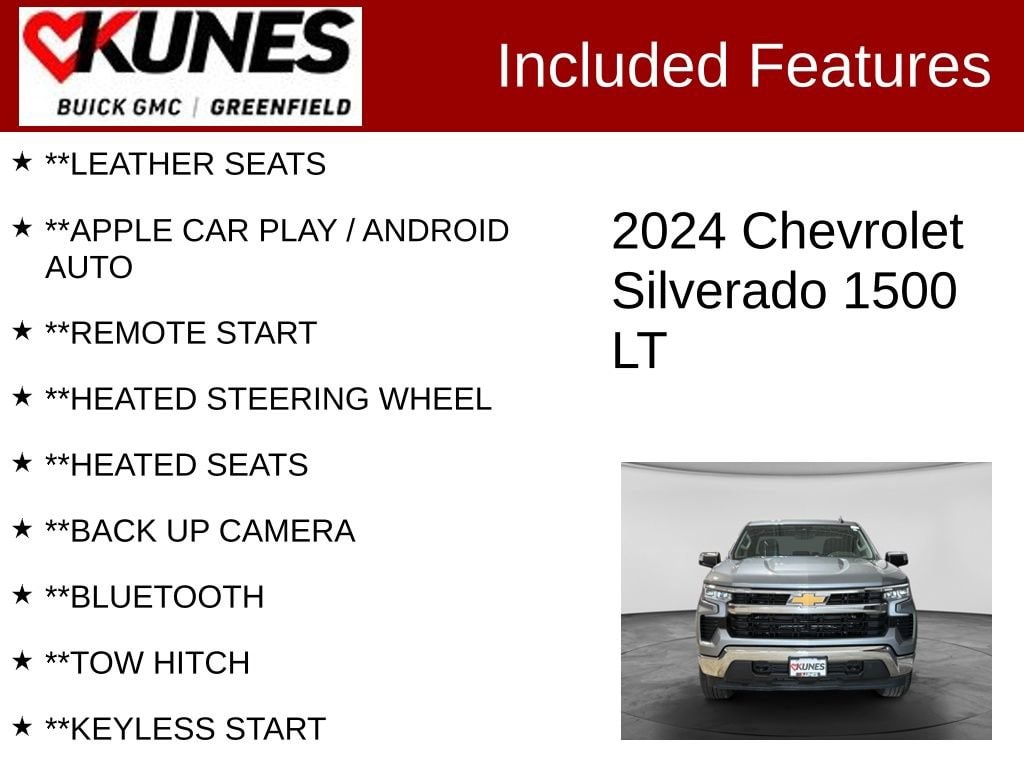 Used 2024 Chevrolet Silverado 1500 LT (2FL) Truck