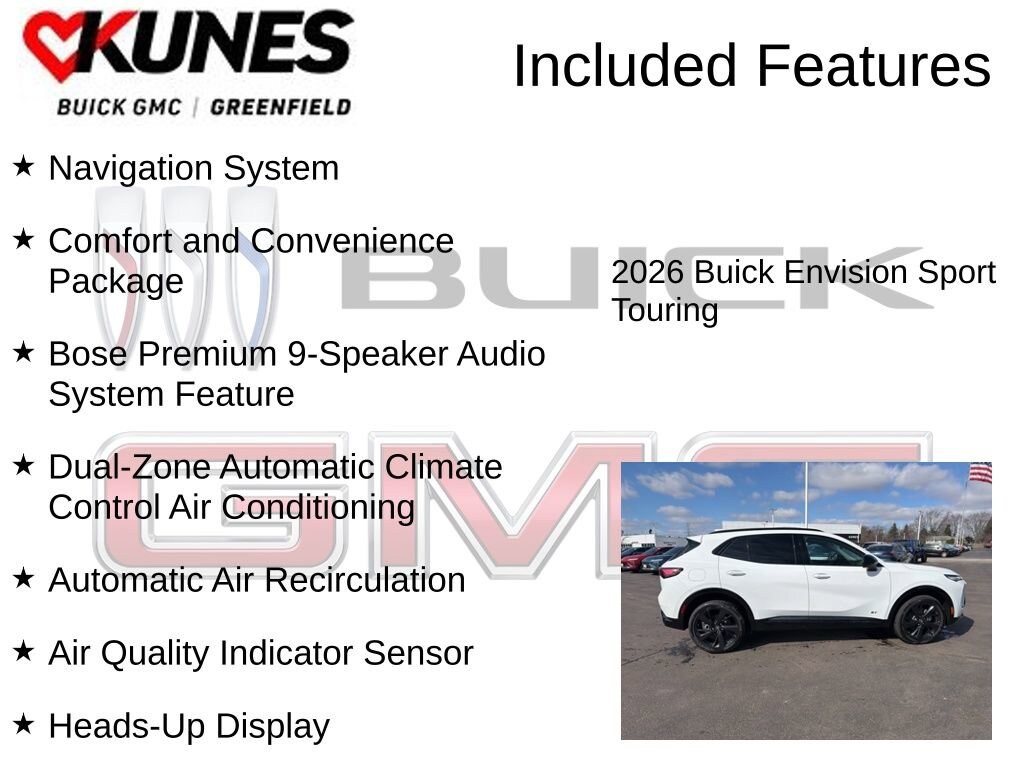 New 2026 Buick Envision Sport Touring SUV