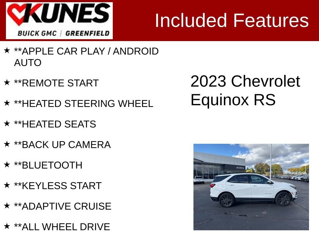 Used 2023 Chevrolet Equinox RS SUV