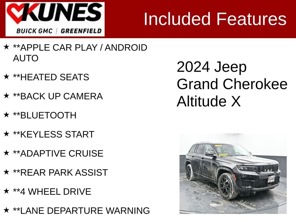 Used 2024 Jeep Grand Cherokee Altitude X