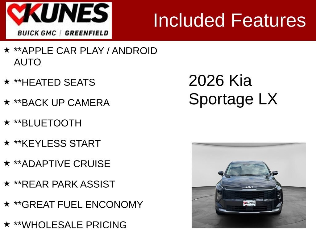 Used 2026 Kia Sportage LX