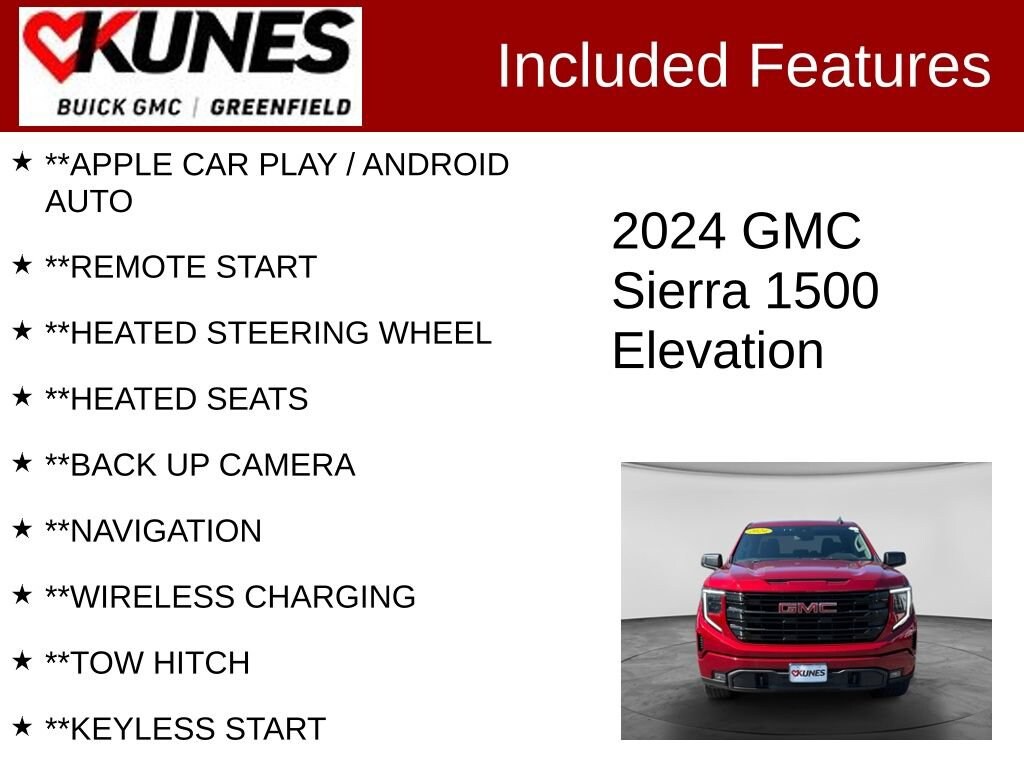 Used 2024 GMC Sierra 1500 Elevation Truck