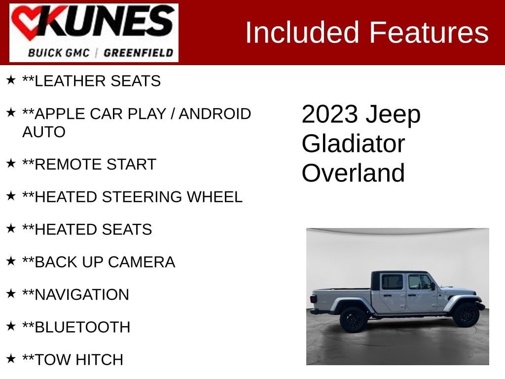 Used 2023 Jeep Gladiator Overland