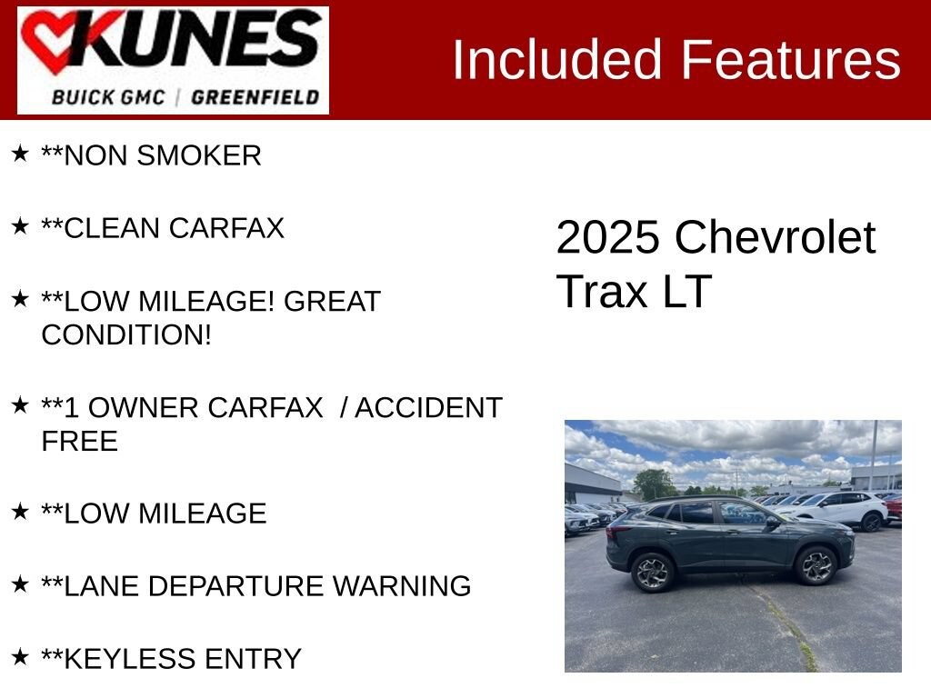 Used 2025 Chevrolet Trax LT SUV