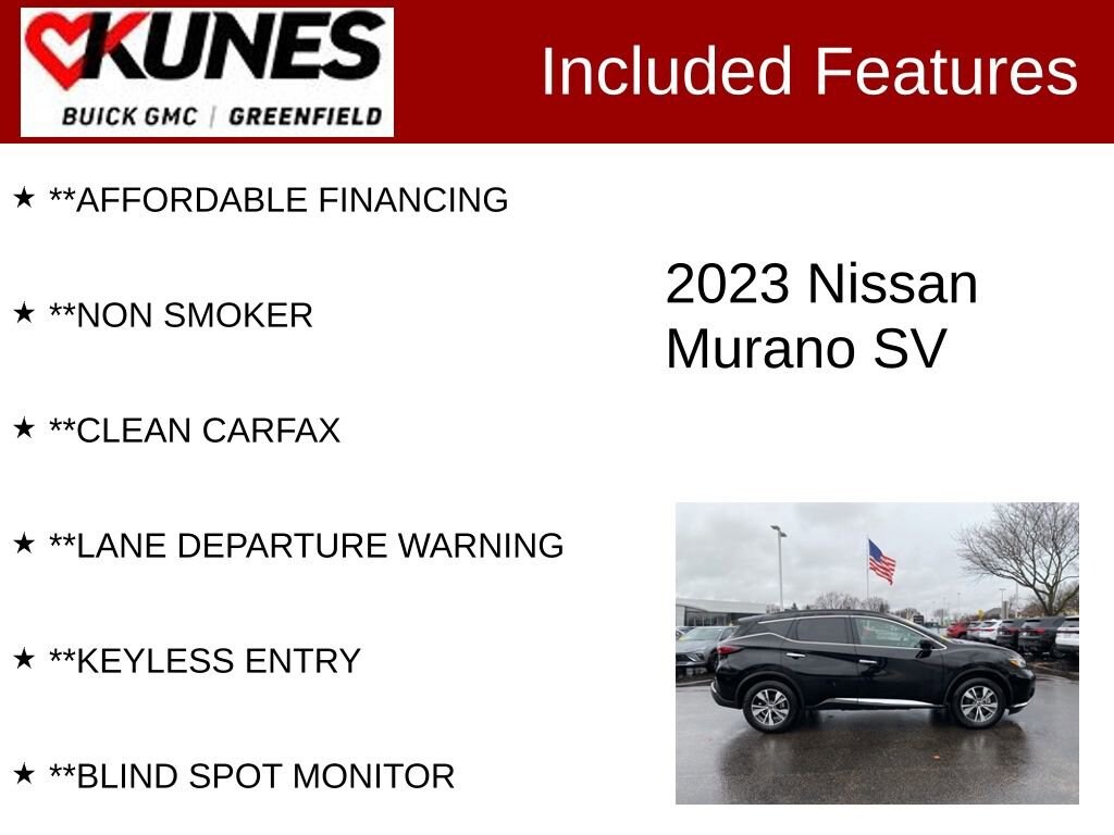 Used 2023 Nissan Murano SV