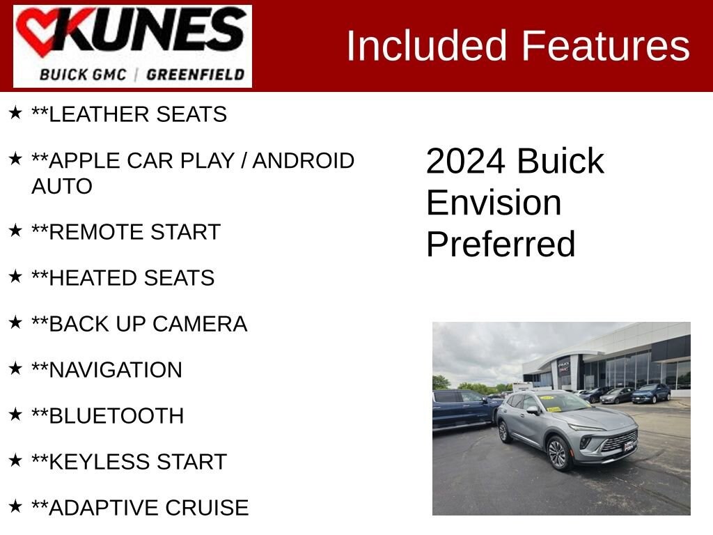 Used 2024 Buick Envision Preferred SUV