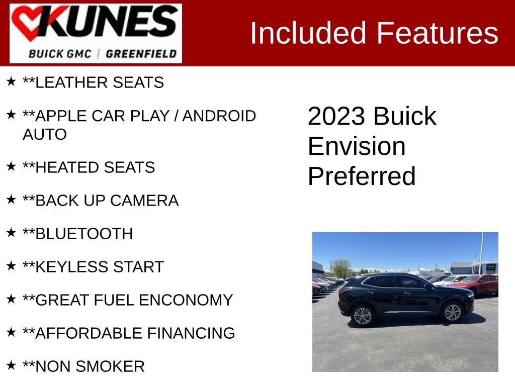 Used 2023 Buick Envision Preferred SUV