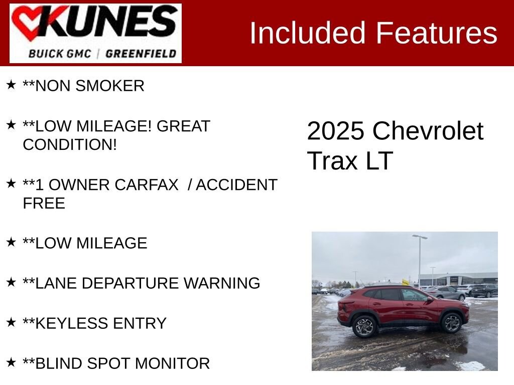 Used 2025 Chevrolet Trax LT SUV