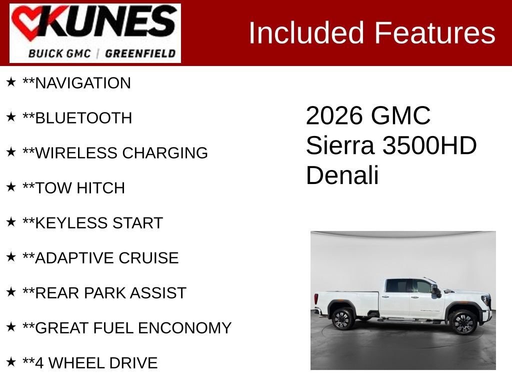 Used 2026 GMC Sierra 3500 HD Denali Truck