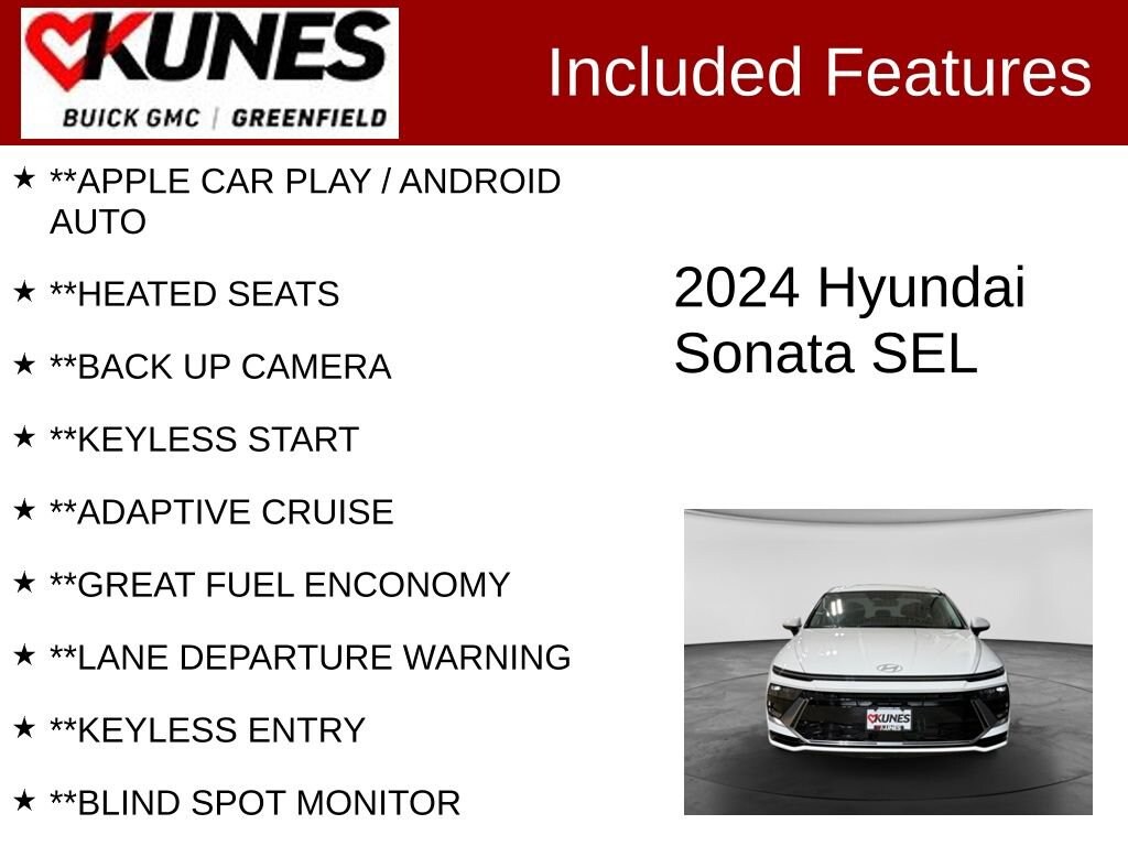Used 2024 Hyundai Sonata SEL