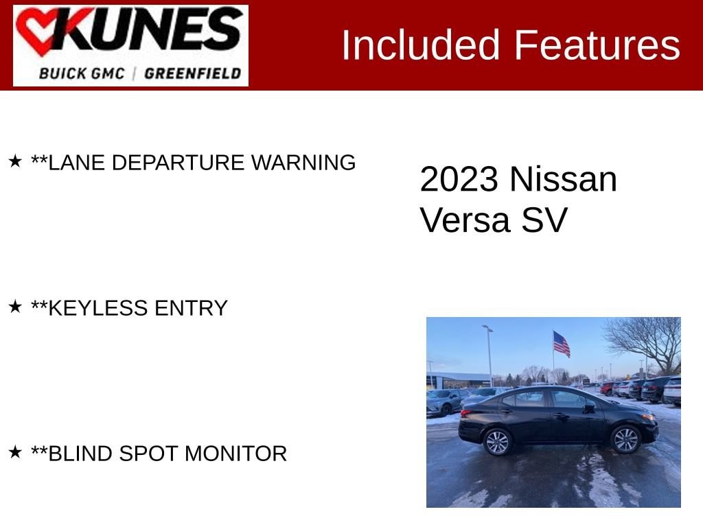 Used 2023 Nissan Versa SV