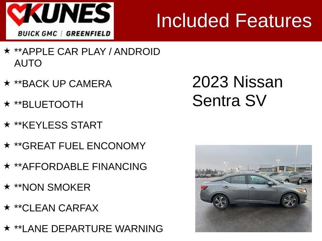 Used 2023 Nissan Sentra SV