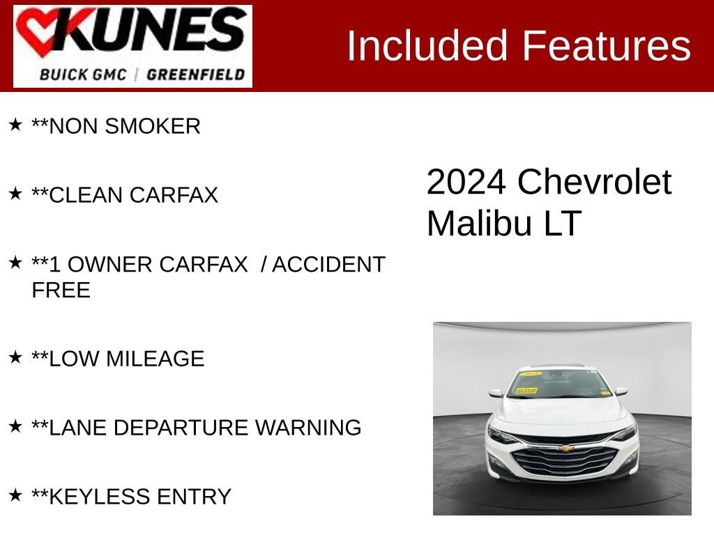 Used 2024 Chevrolet Malibu 1LT Car