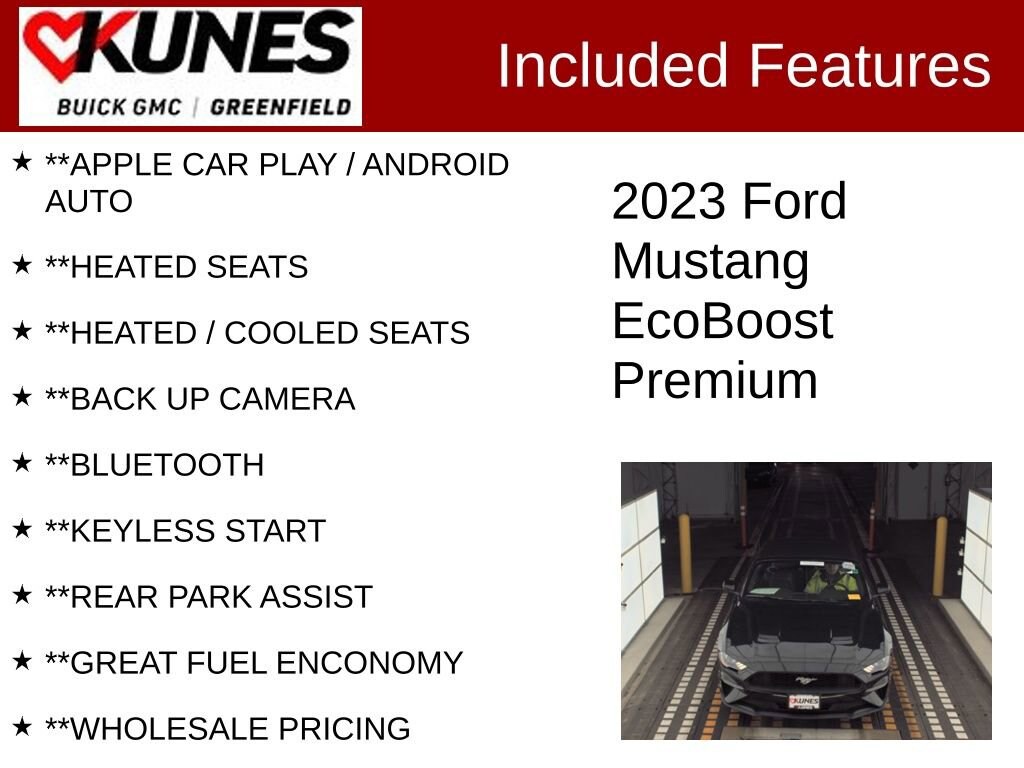 Used 2023 Ford Mustang Ecoboost