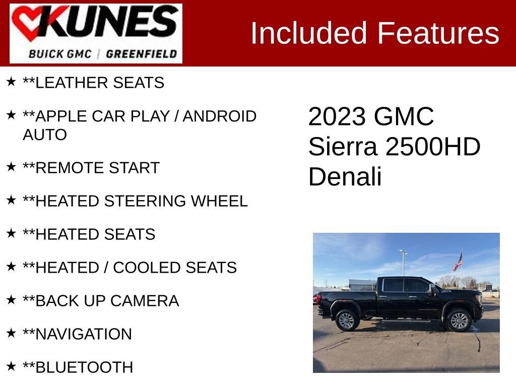 Used 2023 GMC Sierra 2500 HD Denali Truck