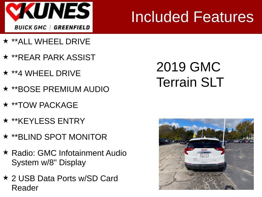 Used 2019 GMC Terrain SLT SUV
