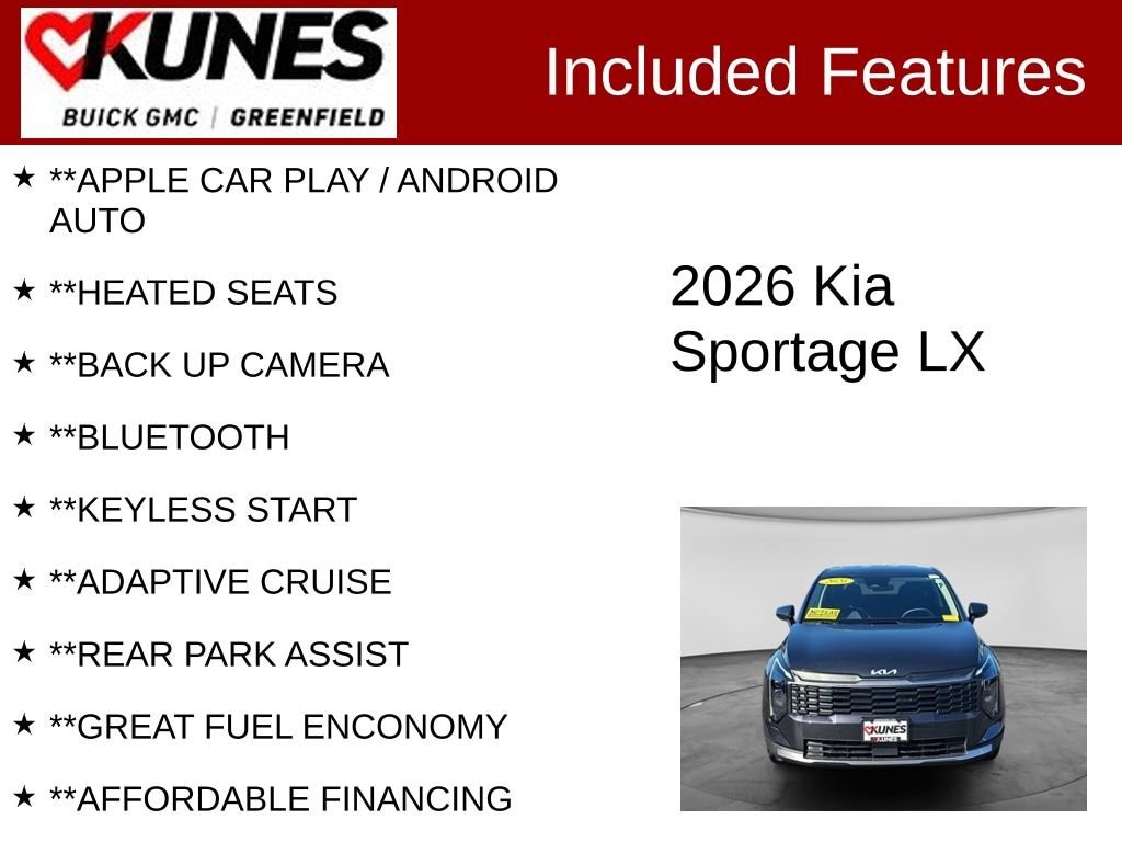 Used 2026 Kia Sportage LX