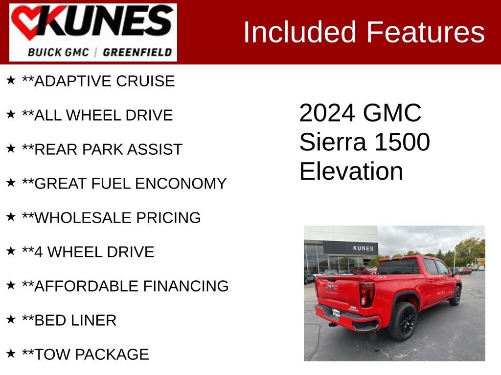 Used 2024 GMC Sierra 1500 Elevation Truck