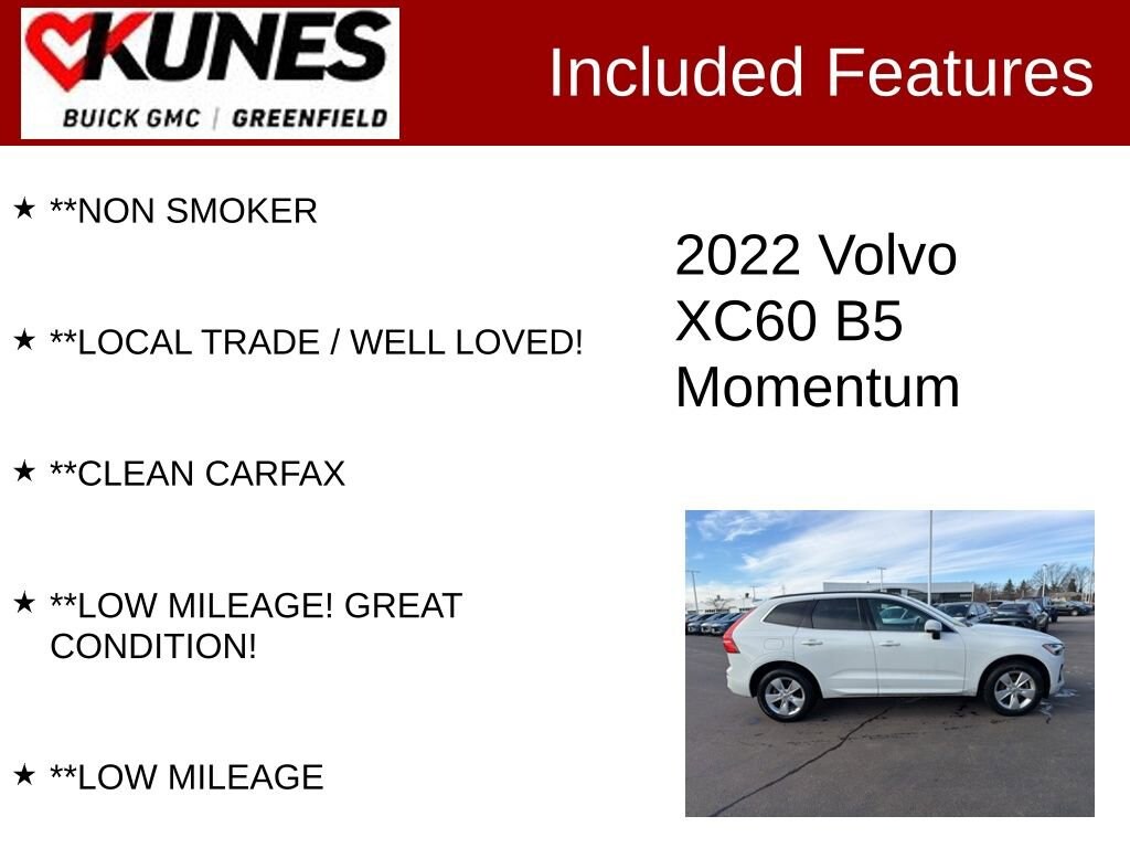 Used 2022 Volvo XC60 Momentum