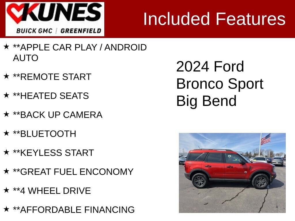 Used 2024 Ford Bronco Sport Big Bend
