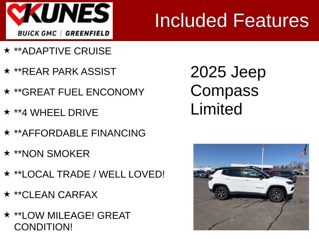 Used 2025 Jeep Compass Limited