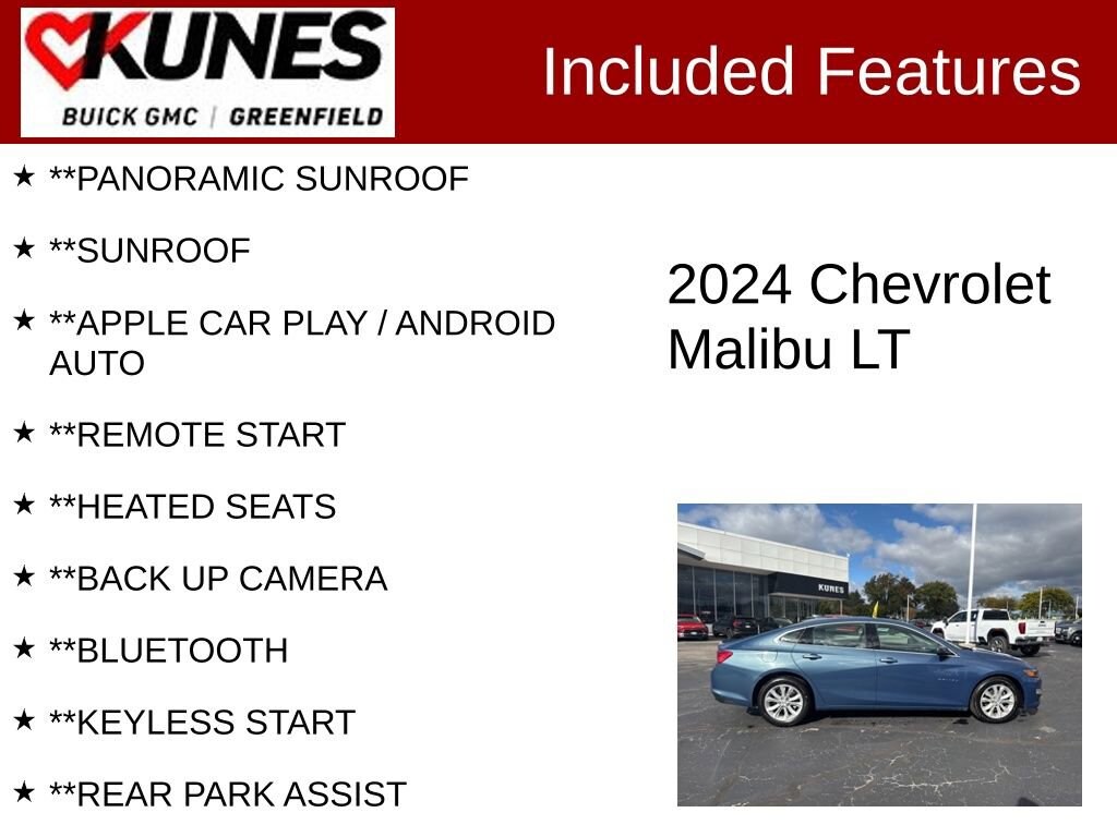 Used 2024 Chevrolet Malibu 1LT Car