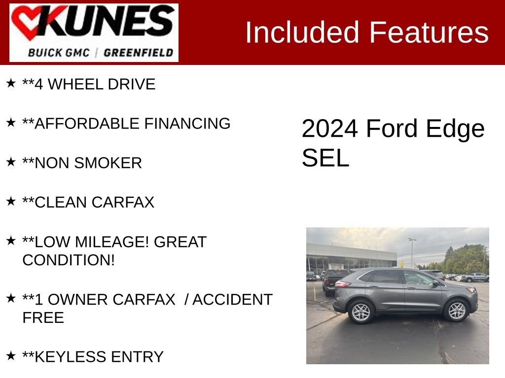 Used 2024 Ford Edge SEL