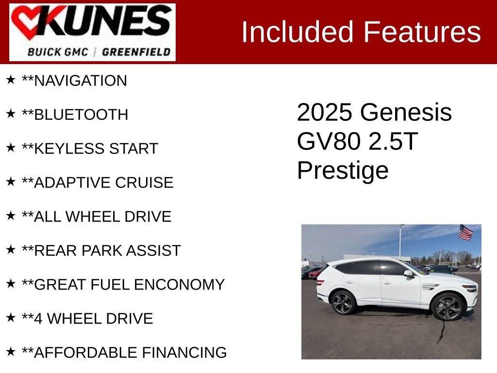 Used 2025 Genesis GV80 Prestige