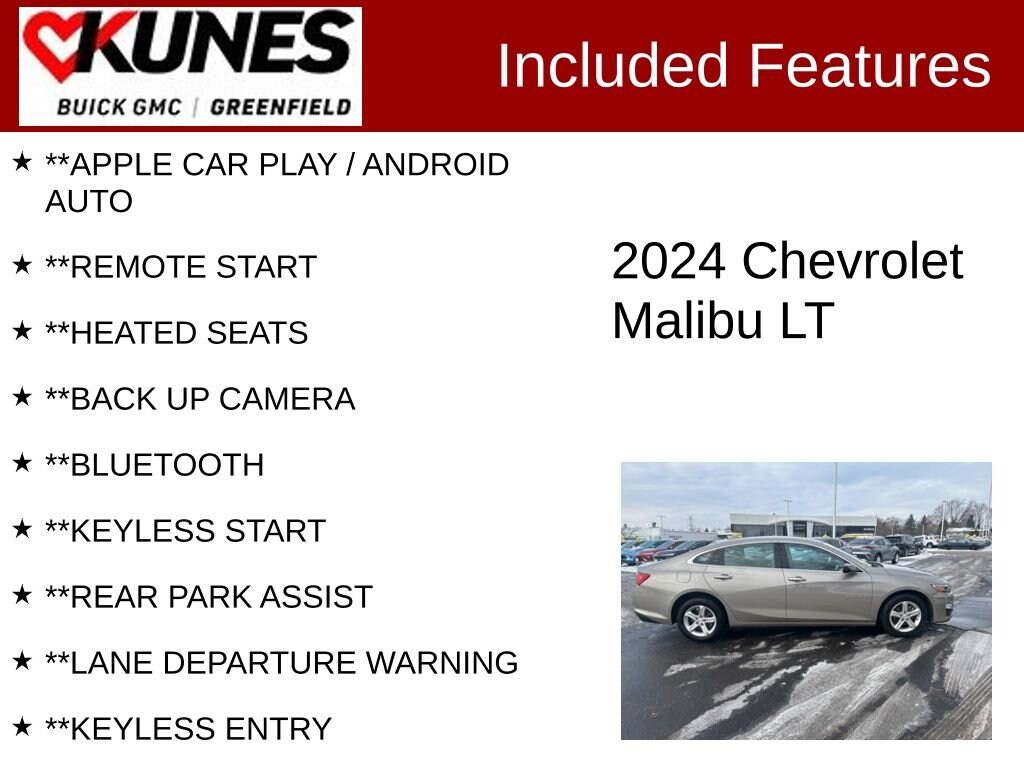 Used 2024 Chevrolet Malibu 1LT Car