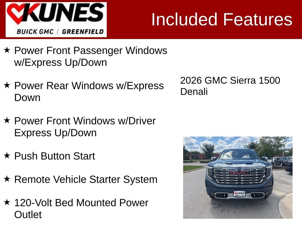 New 2026 GMC Sierra 1500 Denali Truck