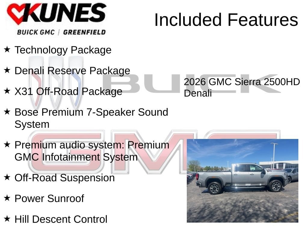 New 2026 GMC Sierra 2500 HD Denali Truck