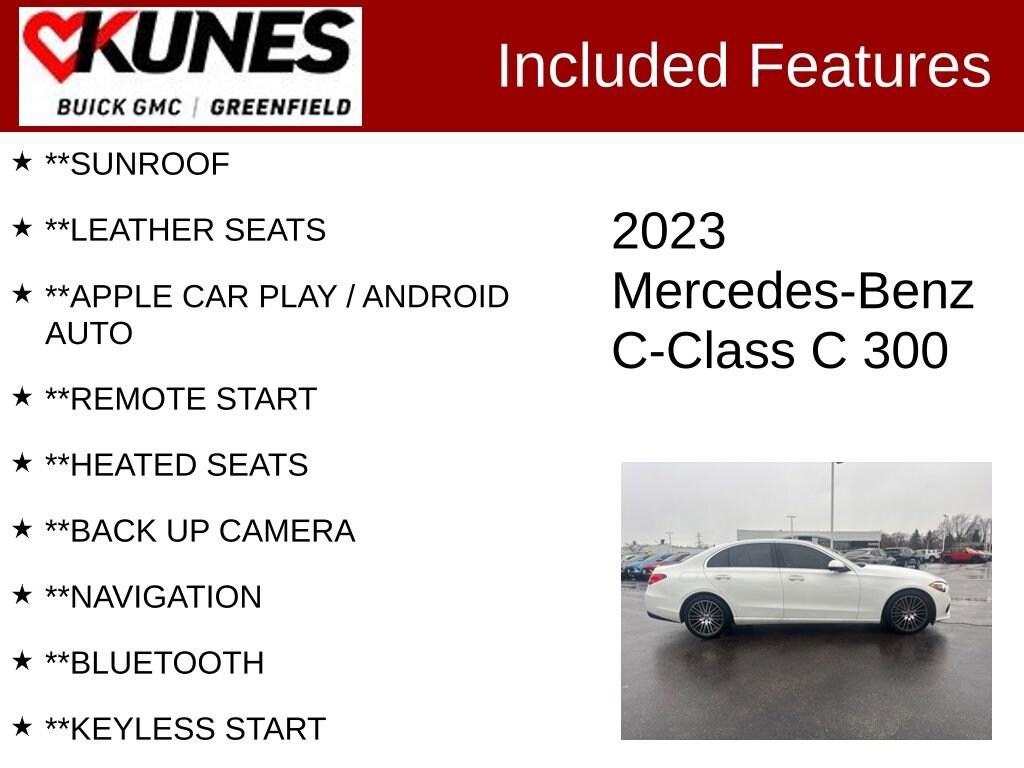 Used 2023 Mercedes-Benz C-Class C 300