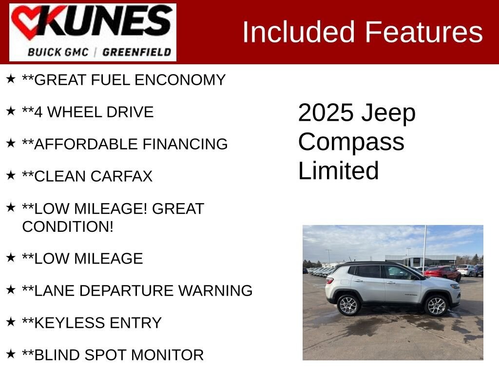 Used 2025 Jeep Compass Limited