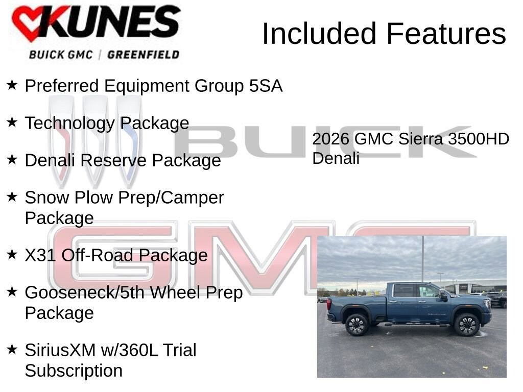 New 2026 GMC Sierra 3500 HD Denali Truck
