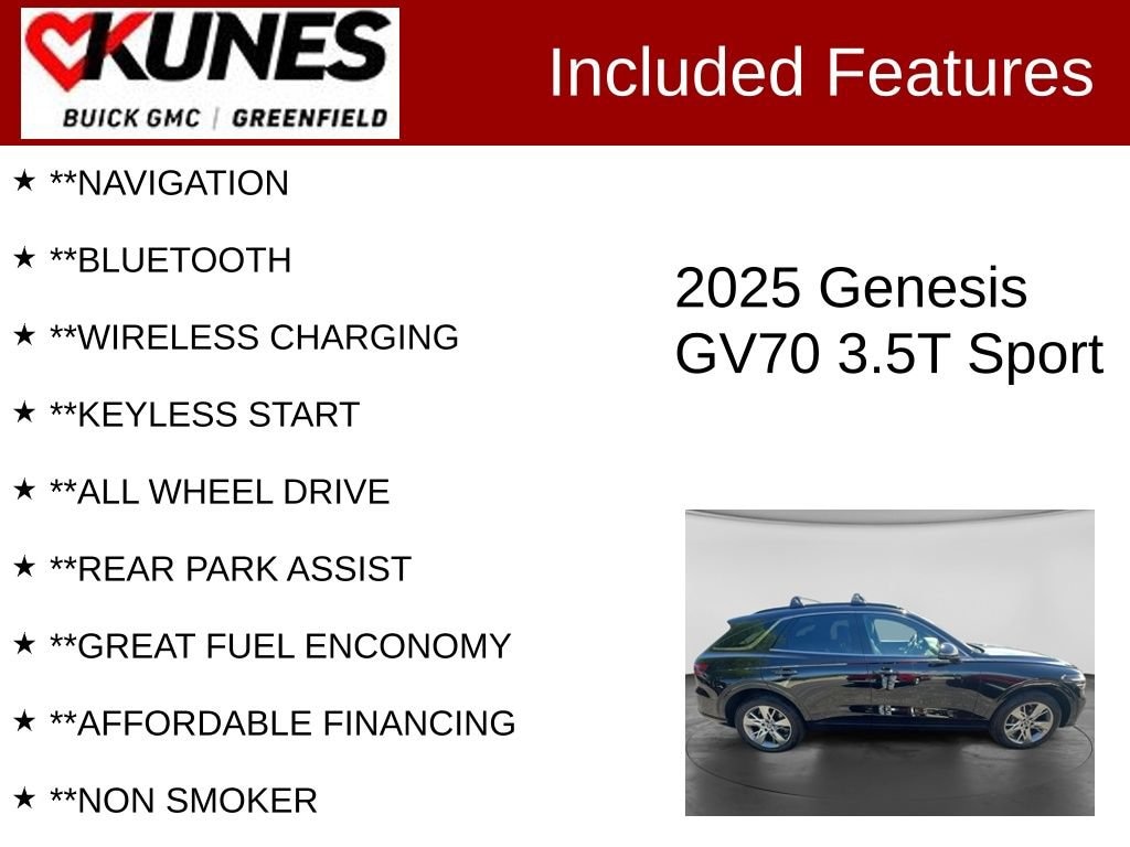 Used 2025 Genesis GV70 3.5T Sport