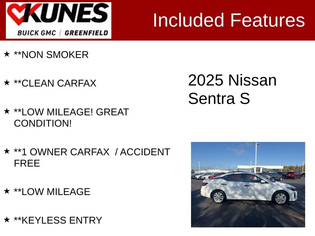 Used 2025 Nissan Sentra S
