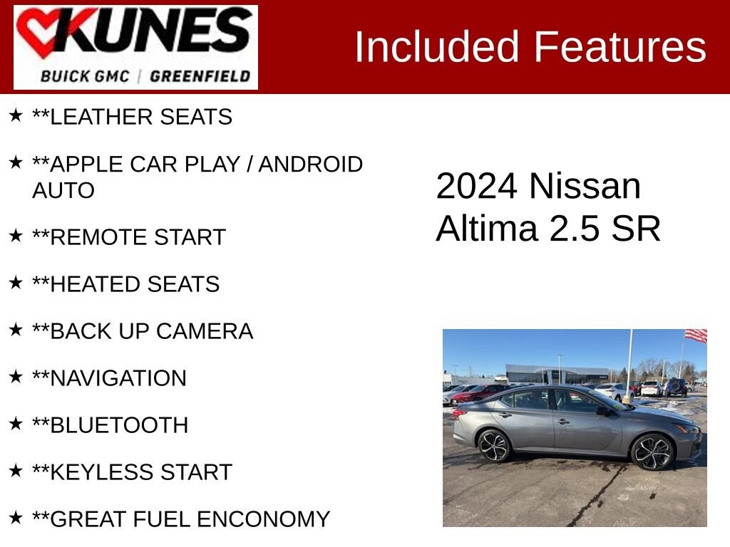 Used 2024 Nissan Altima 2.5 SR