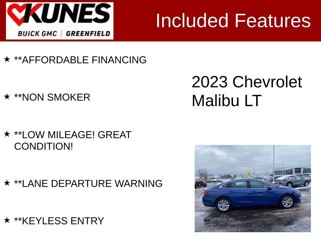 Used 2023 Chevrolet Malibu LT Car