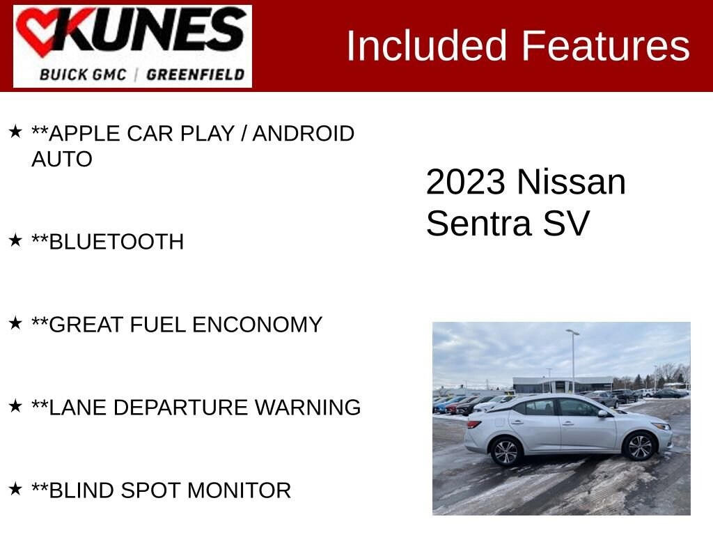 Used 2023 Nissan Sentra SV