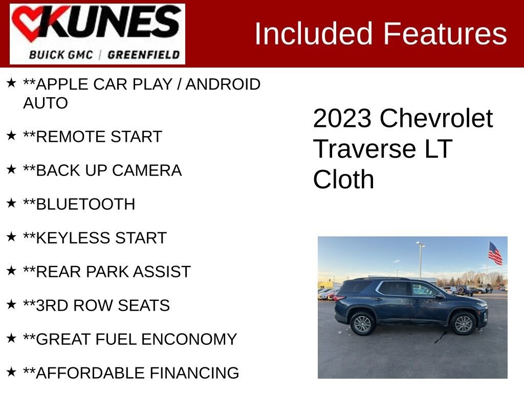 Used 2023 Chevrolet Traverse LT Cloth SUV