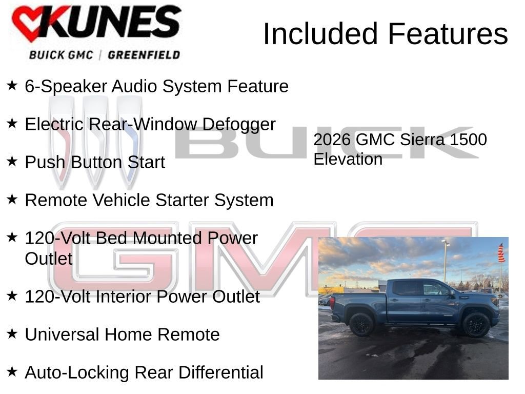 New 2026 GMC Sierra 1500 Elevation Truck